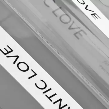 Пленка для цветов матовая, «Полоса с надписью», 5858 см