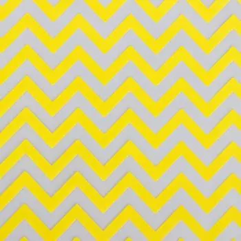 Пленка для цветов, матовая,"Зигзаг", жёлтый, 0,6 х 10,4 м