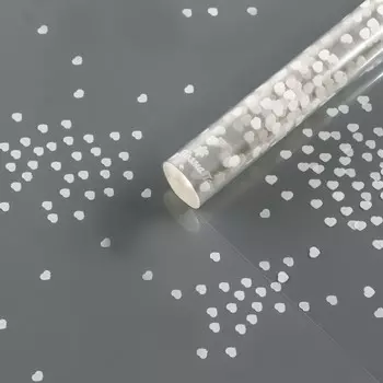 Пленка для цветов "Поэма" белая 0,7 х 8.2 м, 40мкм