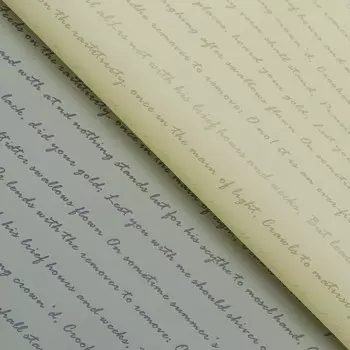 Пленка для цветов "Послание", кремовый 58 см х 58 см