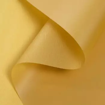 Пленка для цветов "Шелк", желтая, 0.58 x 5 м