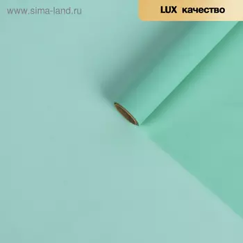 Пленка для цветов "Шёлк", цвет мятный, 58 см х 5 м