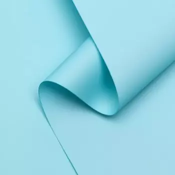 Пленка для цветов тонированная, матовая, голубой, 0.510 м ±1 см, 65 мкм