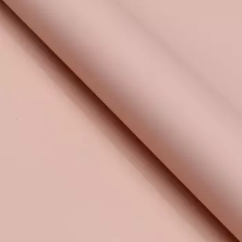 Пленка для цветов тонированная, матовая, пудровый, 0.510 м, 65 мкм