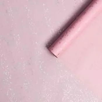 Пленка для цветов «Звездная ночь», 58 см 5 м розовый