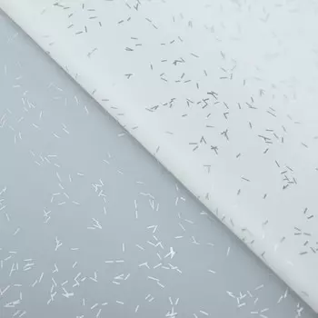 Пленка для цветов, «Звёздное небо», белый, 5757 см