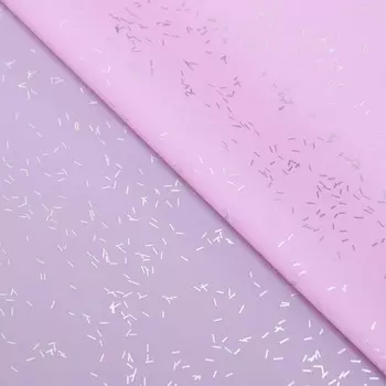 Пленка для цветов, «Звёздное небо», лиловый, 5757 см