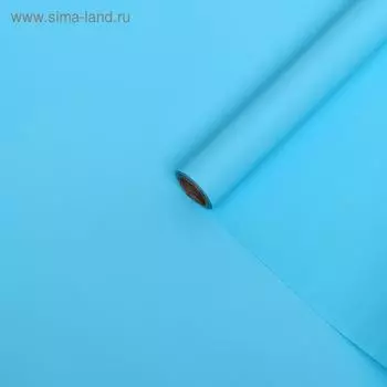 Пленка двусторонняя, голубой, 0,5 х 10 м