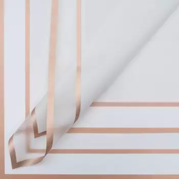 Пленка флористическая, белая, 58 х 58 ±5% см, 50 мкм