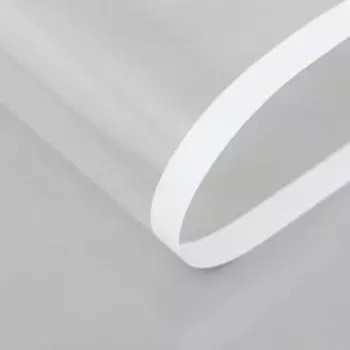 Пленка глянцевая для декора и флористики «Полоса», белая, 5858 см