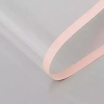 Пленка глянцевая для декора и флористики «Полоса», бежевая, 5858 см