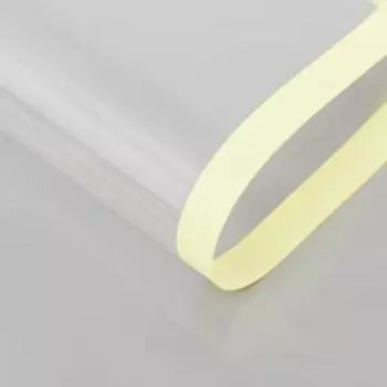 Пленка глянцевая "Полоса", желтая, 58 х 58 см