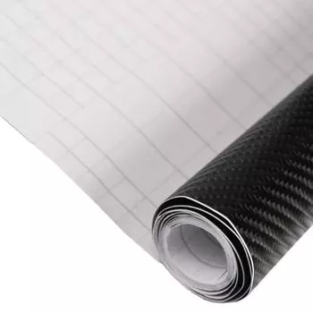 Пленка карбон 3D, самоклеящаяся, 20127 см, черный
