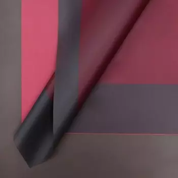 Пленка матовая, винная, черная, 58 х 58 см