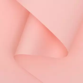 Пленка для декора и флористики, матовая, 65 микрон, пудра, 56 см10 м ( + - ) 1 см