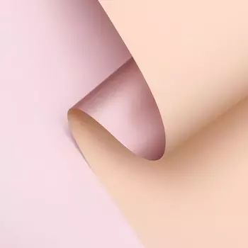 Пленка матовая для цветов, двухсторонняя, «Зефир», бежево - бронзовая, 57 см 5 м