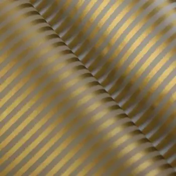 Пленка матовая для цветов «Полосы», золото, 57 см 5 м