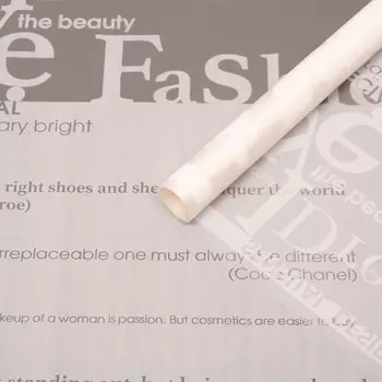 Пленка матовая "Fashion", белый,40 мкм 0,7 х 10 м