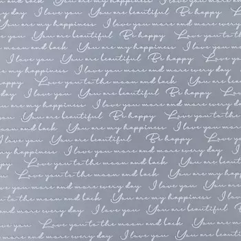 Пленка матовая «Надписи», 0.6 х 6 м