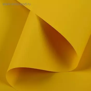 Пленка перламутровая, двусторонняя, жёлтый, 0,5 х 10 м