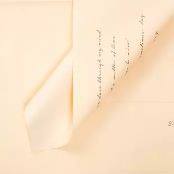 Пленка в листах, 57х57 см, "Мысли о тебе..", 65 микрон
