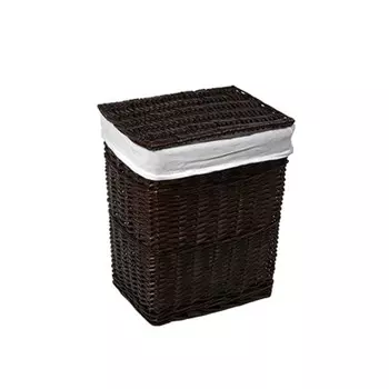 Плетеная корзина для белья с крышкой Isar WB-130-M