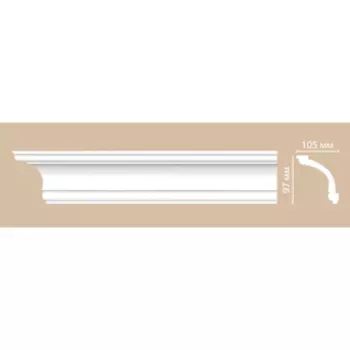 Плинтус 10,3х9,7х240 см, 96633/24