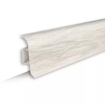 Плинтус Лексида 5,5 х 2,2 см Клен белый