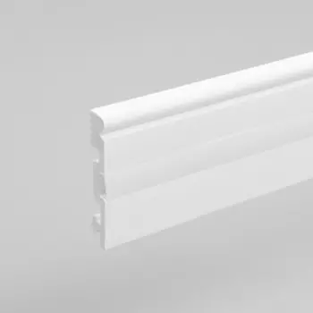 Плинтус напольный под подсветку рассеивателем 1 UHD 17/80СL 2000х80 мм