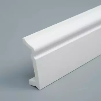 Плинтус напольный под покраску с увеличенным расстоянием от стены UHD 09/80W 2000х80 мм