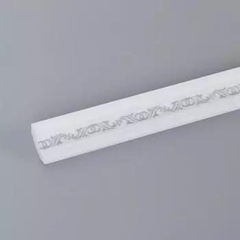 Плинтус потолочный C06/30 "Альма" серебро, 30х30х2000