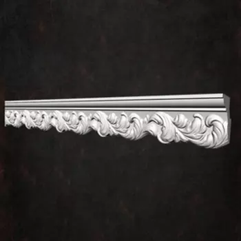 Плинтус потолочный GP-59, 53х27х2000 мм