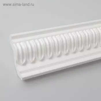 Плинтус потолочный резной "Перья" 50х60х2000