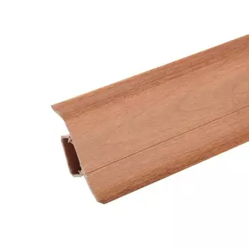 Плинтус с кабель-каналом 4,5х2,1х250 см "Идеал Альфа" Вишня темная