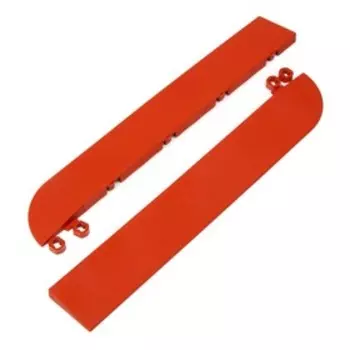 Плинтус угловой для модульной плитки, 1 шт., терракотовый