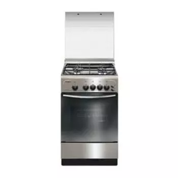 Плита Gefest 3200-06 K62, газовая, 4 конфорки, 42 л, газовая духовка, серебристая