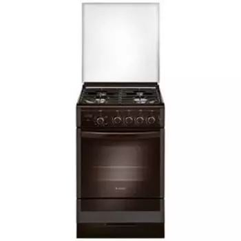 Плита Gefest 5300-03 0047, газовая, 4 конфорки, 52 л, газовая духовка, коричневая