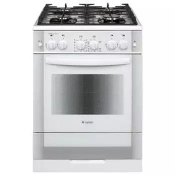 Плита Gefest 6500-02 0042, газовая, 4 конфорки, 52 л, газовая духовка, белая