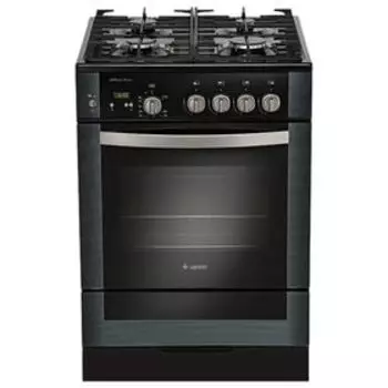 Плита Gefest 6500-03 0044, газовая, 4 конфорки, 52 л, газовая духовка, черная