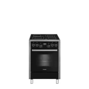 Плита GEFEST 6760-03, электрическая, 4 конфорки, 55 л, стеклокерамикаа, чёрная
