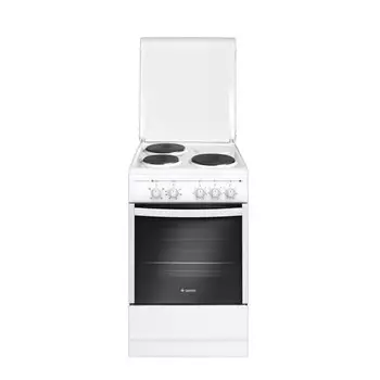 Плита Gefest ЭПНД 5140-00, электрическая, 3 конфорки, 55 л, электрическая духовка, белая