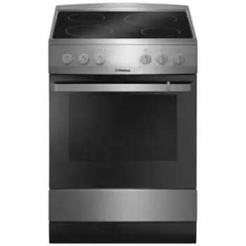 Плита Hansa FCCX 680009, электрическая, 4 конфорки, 62 л, серебр.