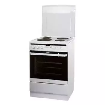 Плита Hansa FCEW68220, электрическая, 4 конфорки, 62 л, эмаль, гриль, белая