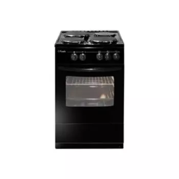 Плита "ЛЫСЬВА" ЭП 301 СТ, электрическая, 3 конфорки, 57 л, эмаль, чёрная