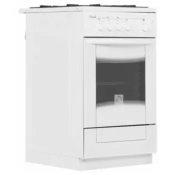 Плита "Лысьва" ГП 400 М2С-2у, газовая, 4 конфорки, 57 л, без крышки, белая