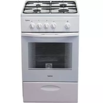 Плита "Лысьва" ГП 400 МС СТ-2у, газовая, 4 конфорки, 60 л, без крышки, белая