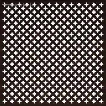 Плита потолочная МДФ перфорация "Готико" 595х595 Венге