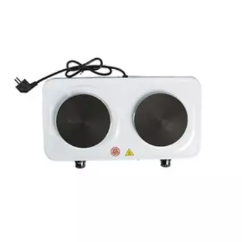 Плитка электрическая Irit IR-8008, 2000 Вт, 2 конфорки, белая