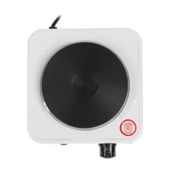 Плитка электрическая Luazon LHP-002, 1 конфорка, 1000 Вт, нагреватель диск, белая