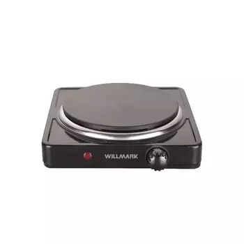 Плитка электрическая WILLMARK НS-115, 1500 Вт, 1 конфорка, черная